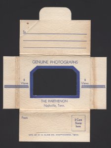 Tennessee NASHVILLE The Parthenon Genuine Miniature Photographs  8 Views RPs