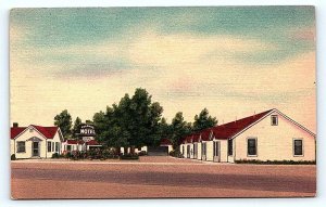 IDAHO FALLS, ID Idaho~ COLONIAL MOTEL 1952 Roadside Linen Postcard