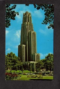 PA Cathedral of Learning University of Pittsburgh Penn Pennsylvania Postcard