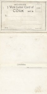 CORK , Ireland , 1900-10s ; 5 view Letter Card
