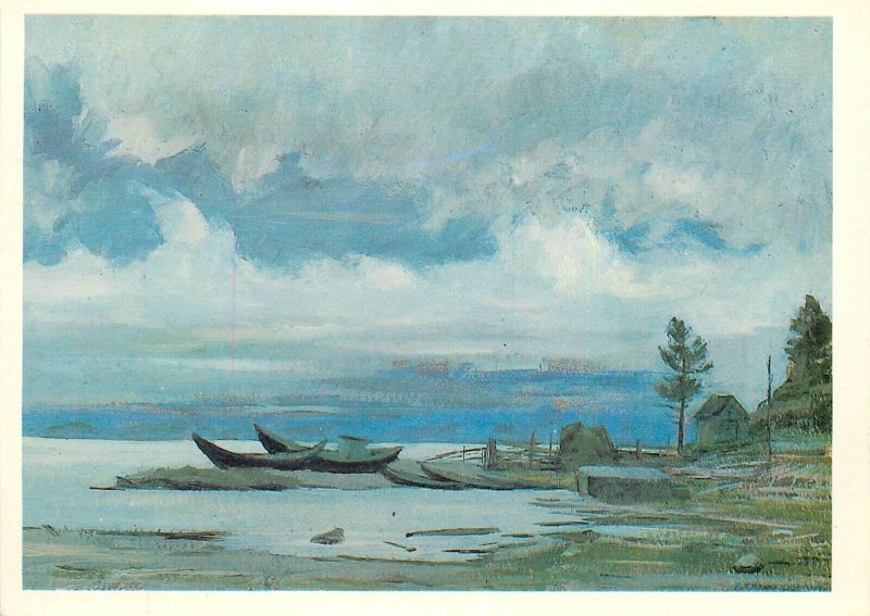 Russia Baikal lake lot of 16 fine art scenic postcards