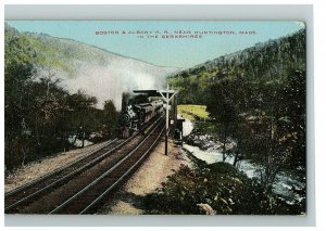 1907-15 Postcard Boston & Albany R. R. Near Huntington Mass. In The Berkshires 