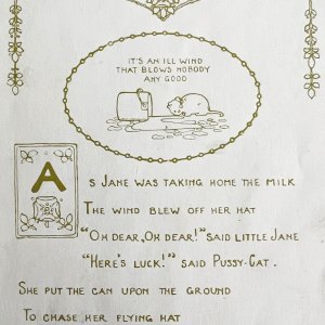 It's An Ill Wind 1906 Wise Sayings Print 6 x 4 MilIicent Sowerby DWZ3D