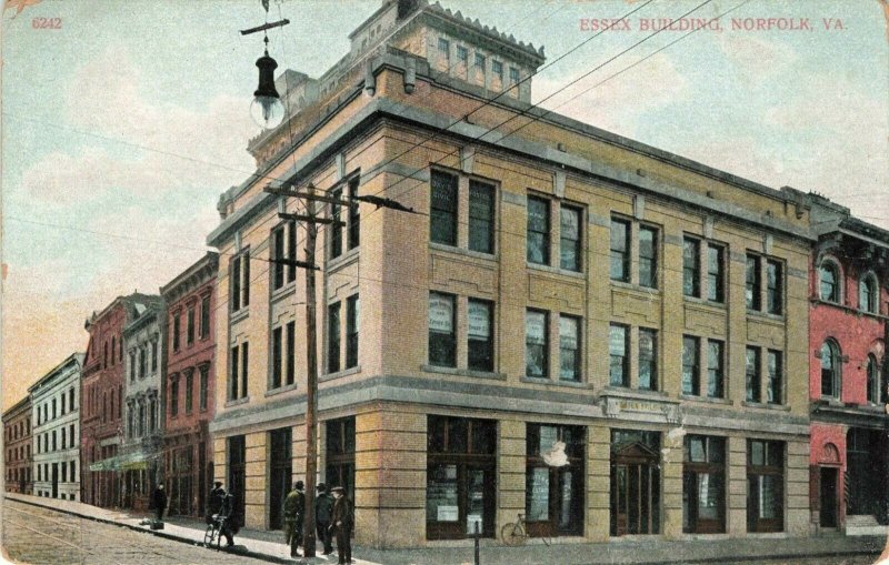 Postcard Essex Building Norfolk Virginia AB8 