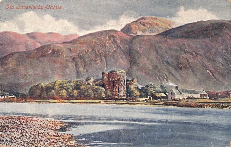 Old Inverlochy Castle~Scotland UK~ POSTCARD