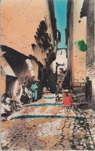 Algeria Constantine typical street view photo postcard