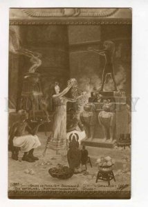 264406 EGYPT Offering OPIUM Smoker by CHAPERON old SALON 1914 