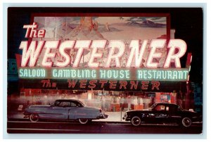 1950 The Westerner Restaurant, Downtown Las Vegas Nevada NV Postcard