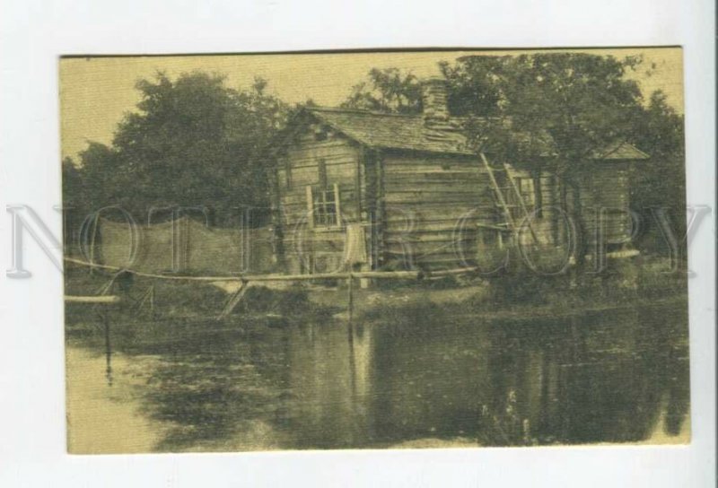 432695 Finland neighborhood Helsinki fisherman's house Vintage postcard