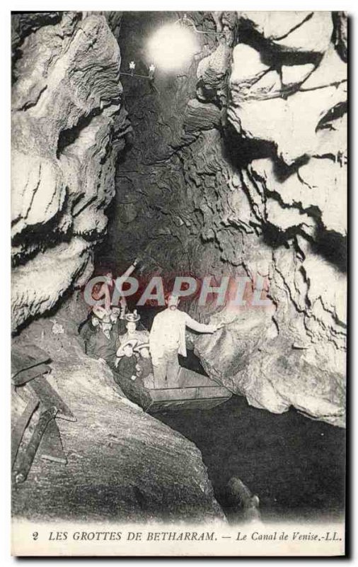 Old Postcard Betharram Caves Of The Canal of Venice