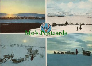Norway Postcard - Views of Hilsen Fra Finnmarksvidda   RR8905