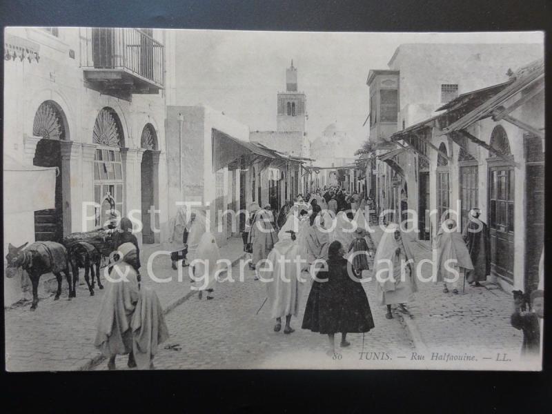 TUNISIA: Tunis, Rue Halfaouine c1903 - LL.80