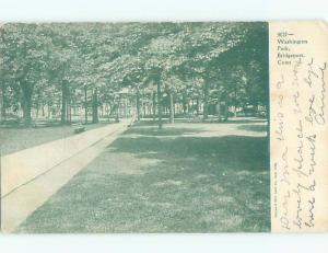 Pre-1907 PATH AT WASHINGTON PARK Bridgeport Connecticut CT n6898