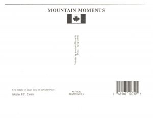 First Tracks Skiing, Bagel Bowl Whistler Peak British Columbia, Mountain Moments