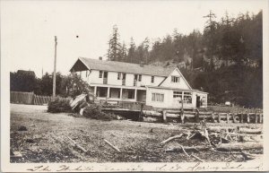 The White House Salt Spring Island BC Vancouver Island Unused RPPC Postcard F90