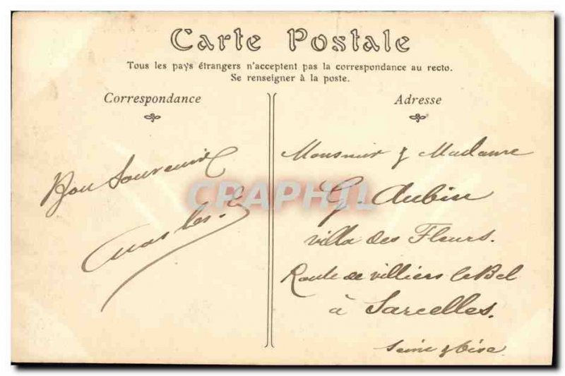 Old Postcard General view Epernon