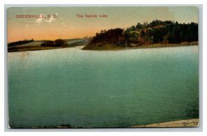 Vintage 1912 Postcard The Saluda Lake Reservoir Greenville South Carolina