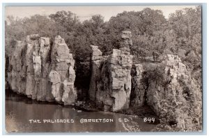 Garretson Sioux Falls South Dakota SD Postcard RPPC Photo The Palisades 1933