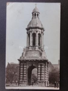 Ireland DUBLIN -THE CAMPANILE, Trinity College c1906 - Old Postcard