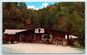 ROSMAN, NC North Carolina ~ Roadside The RED LION RESTAURANT c1960s Postcard