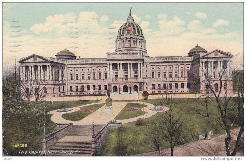 The Capitol, Harrisburg, Pennsylvania, PU-1914