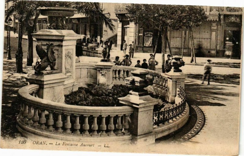 CPA AK Algérie-Oran-La Fontaine Aucourt (237465)