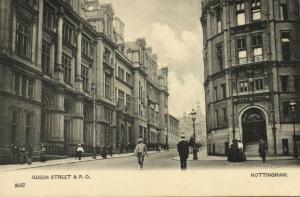 notts, NOTTINGHAM, Queen Street & Post Office (1905)