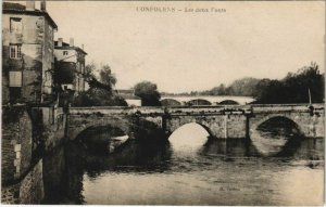 CPA Confolens Les deux Ponts FRANCE (1074231)