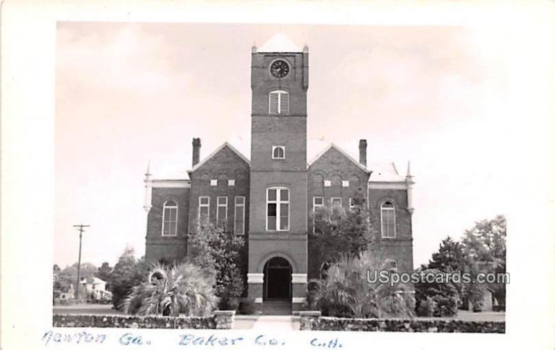 Baker County Court House - Newton, Georgia GA  