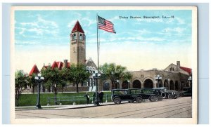 Shreveport Louisiana Postcard Union Station Exterior View c1920 Vintage Antique