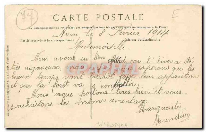 Avon Old Postcard Church