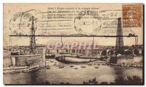 Old Postcard Marseille Transporter Bridge Sardine