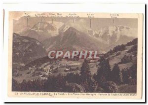 St Nicolas de Veroce Old Postcard La Combe plans and sGranges chiane views of...