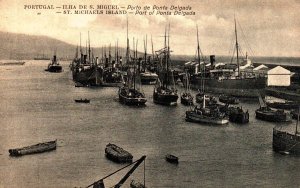 St. Michael's Island, Portugal - The Port of Punta Delgada - c1908