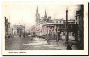 Postcard Old Castle Street Aberdeen