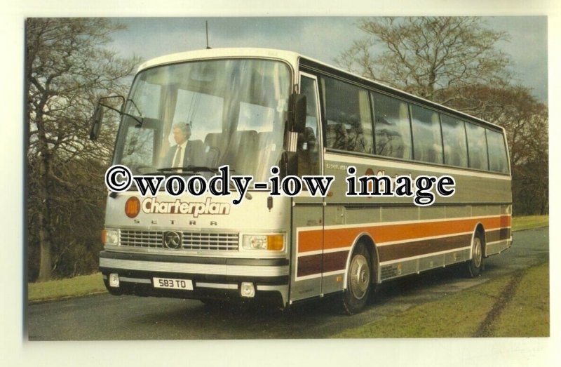 tm5528 - Charterplan Coach - 583 TD - postcard 