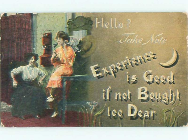 Divided-Back PRETTY WOMAN Risque Interest Postcard AA7829