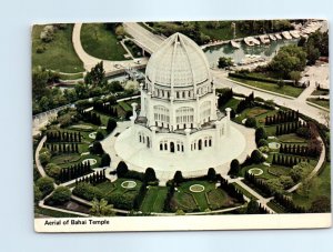 Postcard - Aerial of Bahai Temple - Wilmette, Illinois