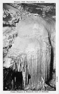 Niagara Falls reproduction and onyx Frozen Niagara and Mammoth Cave Mammoth C...