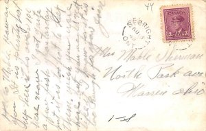 Outhouses Post Card Sebright, Ontario, Canada 1949