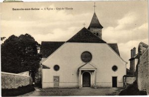 CPA Samois L'Eglise, Cote de l'Entree FRANCE (1300876)