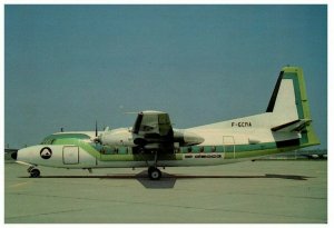 Air Alsace Fokker F27 Friend Ship 200 Airplane Postcard