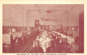 Wilmington Delaware Restaurant Of The Kent Hotel, B/W Photo Print PC U13459