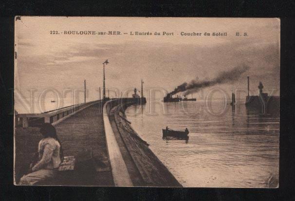 058606 FRANCE LIGHTHOUSE in Boulogne-sur-Mer Vintage