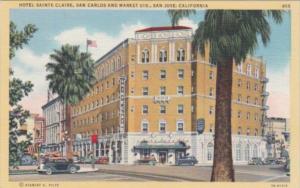 California San Jose Hotel Sainte Claire San Carlos and Market Streets