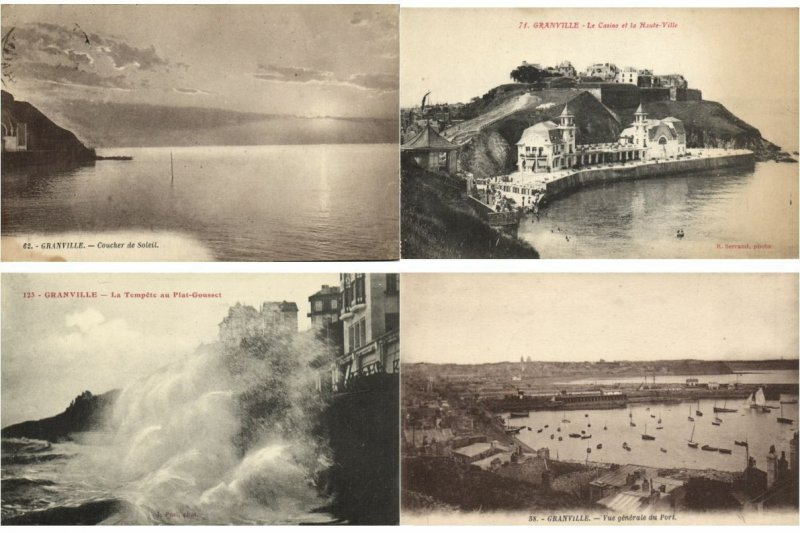 GRANVILLE MANCHE (DEP.50) BASSE NORMANDIE 300 Postcards pre-1940 (L4573)