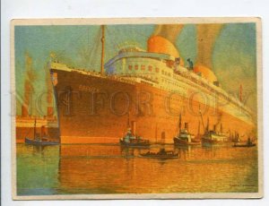 402870 GERMANY philately ADVERTISING ship BREMEN Vintage PC