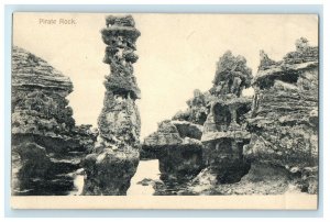 c1905s View of the Pirate Rock Bermuda Antique Unposted Postcard