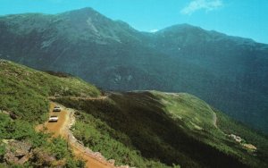 Mt. Washington NH, Adams & Madison Mountains Towering Over Great Gulf Postcard