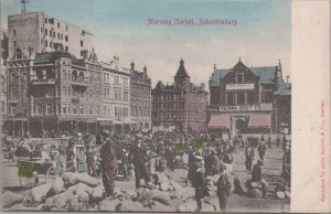 Postcard Morning Market Johannesburg South Africa